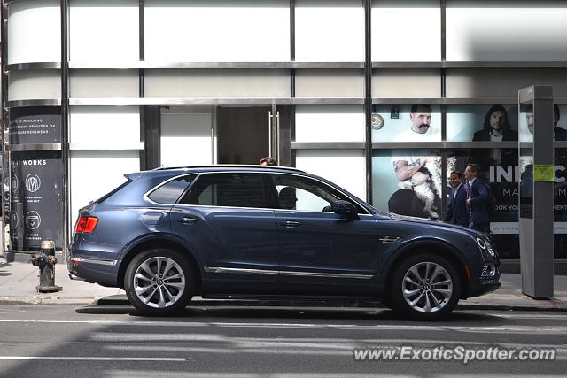 Bentley Bentayga spotted in Manhattan, New York