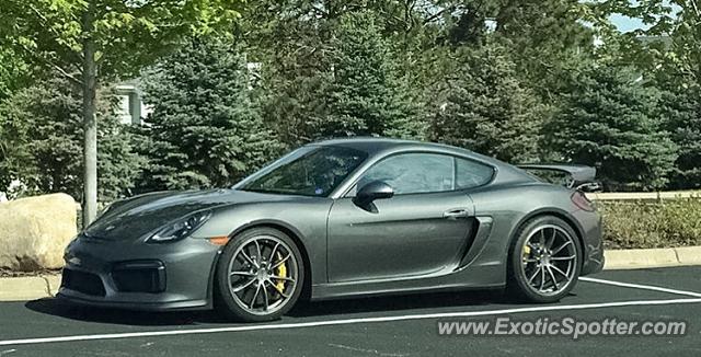 Porsche Cayman GT4 spotted in Woodbury, Minnesota