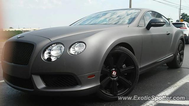 Bentley Continental spotted in Plainfield, Indiana