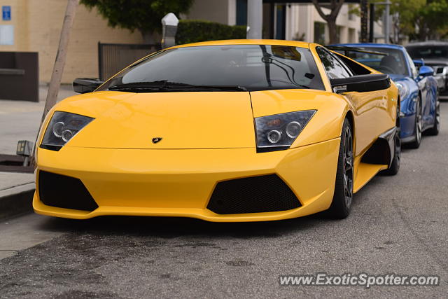 Lamborghini Murcielago spotted in Beverly Hills, California