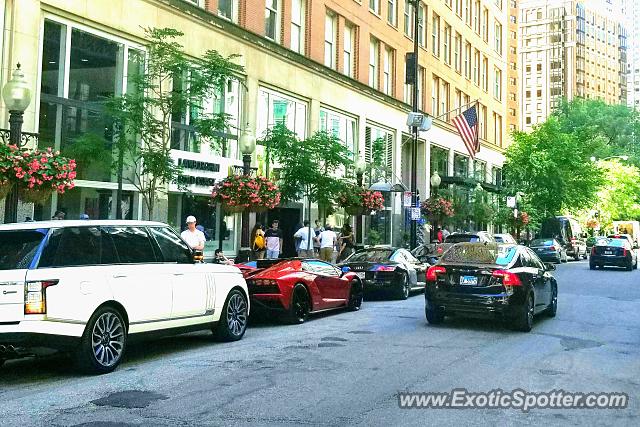 Lamborghini Aventador spotted in Chicago, Illinois