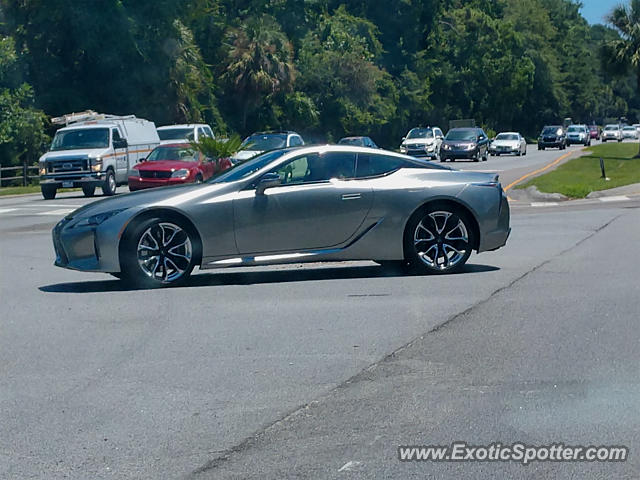 Lexus LC 500 spotted in Hilton Head, South Carolina