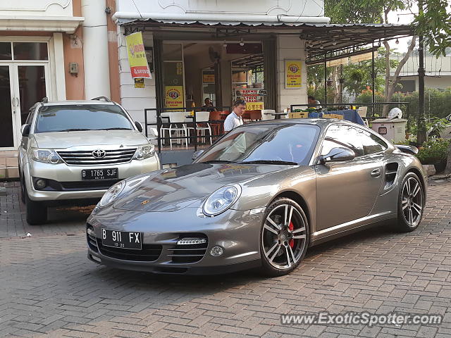 Porsche 911 Turbo spotted in Jakarta, Indonesia