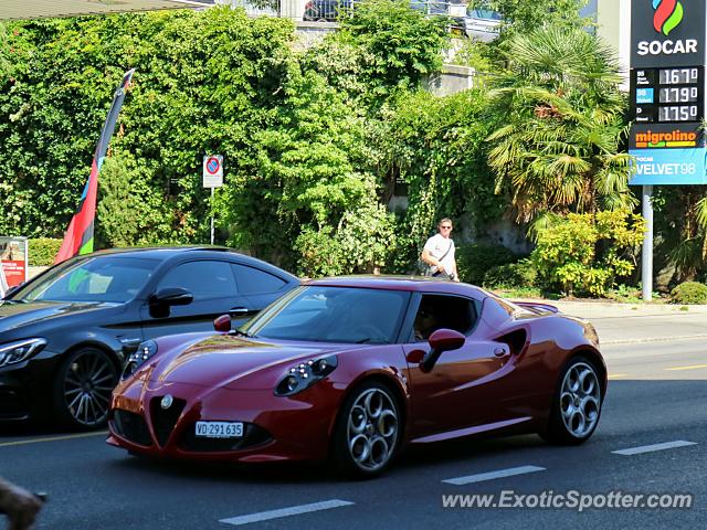Alfa Romeo 4C spotted in Montreux, Switzerland