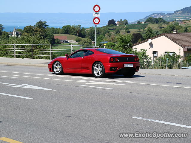 Ferrari 360 Modena spotted in Montreux, Switzerland