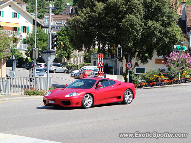 Ferrari 360 Modena spotted in Montreux, Switzerland