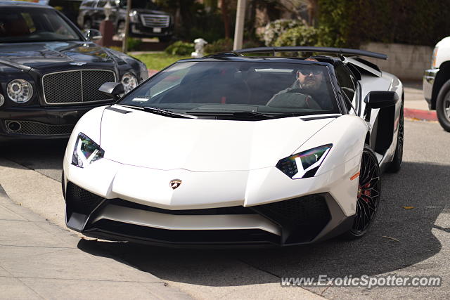Lamborghini Aventador spotted in Pasadena, California
