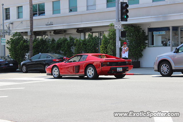 Ferrari Testarossa spotted in Beverly Hills, California