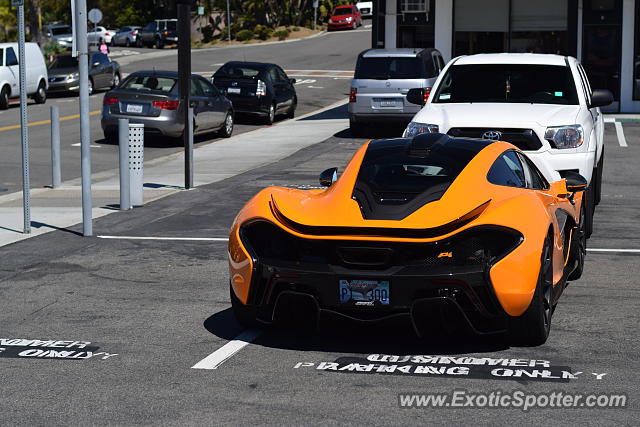 Mclaren P1 spotted in Costa Mesa, California