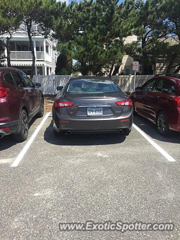 Maserati Ghibli spotted in Stone Harbor, New Jersey