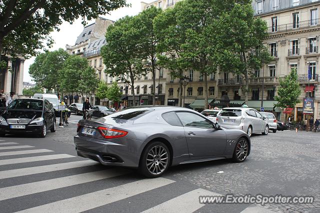 Maserati GranTurismo spotted in Paris, France