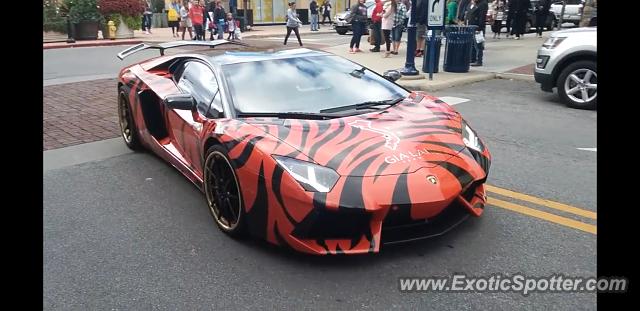 Lamborghini Aventador spotted in Easton, Ohio