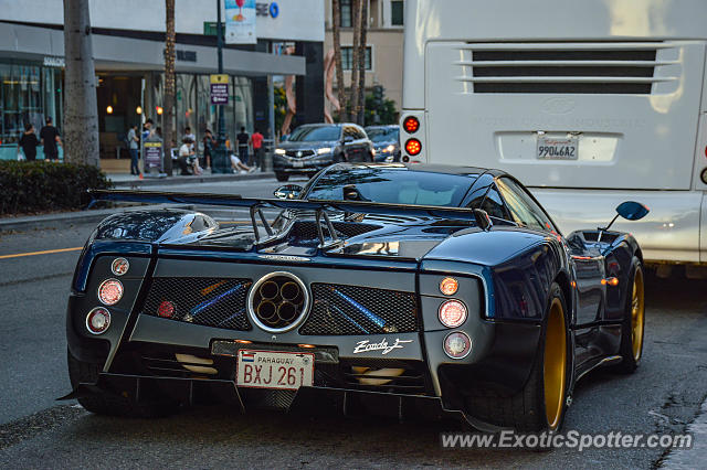 Pagani Zonda spotted in Beverly Hills, California