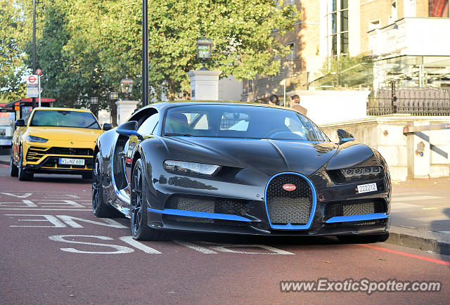 Bugatti Chiron spotted in London, United Kingdom