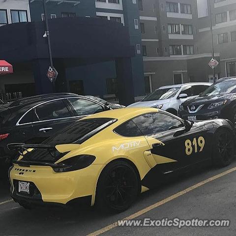 Porsche Cayman GT4 spotted in Toledo, Ohio