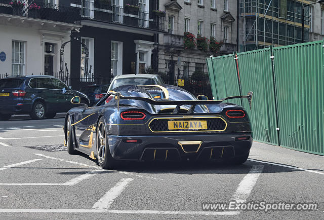 Koenigsegg Agera R spotted in London, United Kingdom