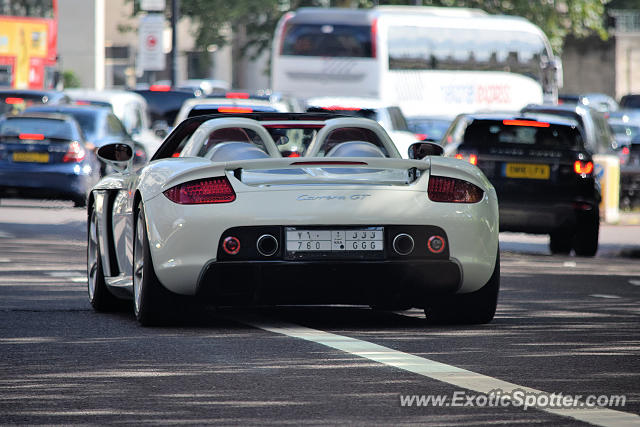 Porsche Carrera GT spotted in London, United Kingdom