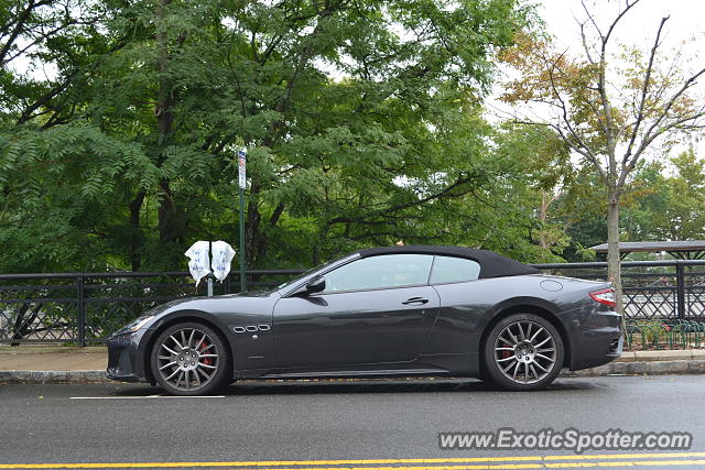 Maserati GranCabrio spotted in Summit, New Jersey
