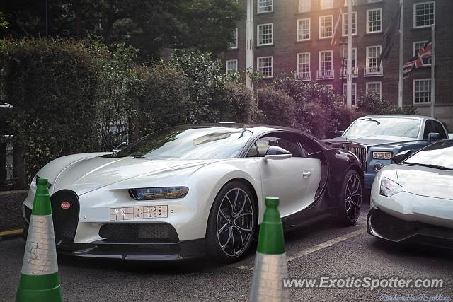 Bugatti Chiron spotted in London, United Kingdom