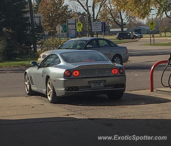 Ferrari 575M spotted in Lake Elmo, Minnesota