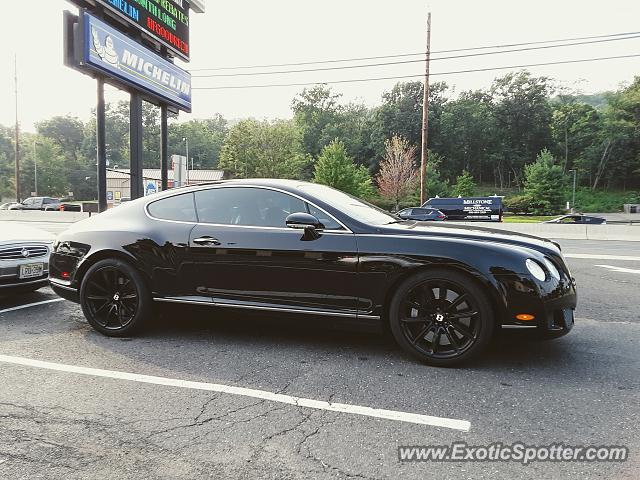 Bentley Continental spotted in Warren, New Jersey