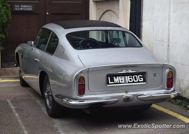 Aston Martin DB6 spotted in London, United Kingdom