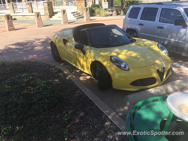 Alfa Romeo 8C spotted in Dallas, Texas