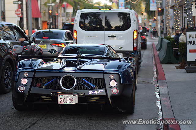 Pagani Zonda spotted in Beverly Hills, California