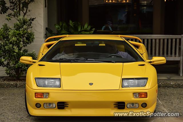 Lamborghini Diablo spotted in Pebble Beach, California