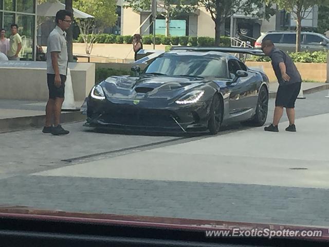 Dodge Viper spotted in Dallas, Texas