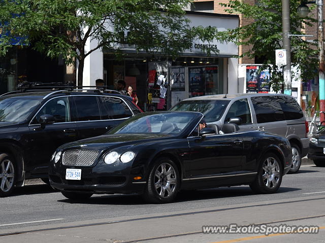 Bentley Continental spotted in Toronto, Canada