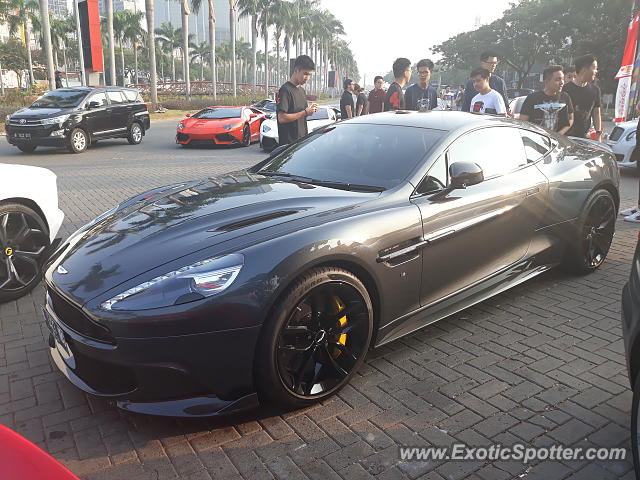 Aston Martin Vanquish spotted in Jakarta, Indonesia