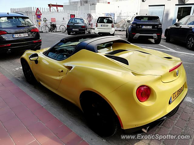 Alfa Romeo 4C spotted in Knokke Zoute, Belgium