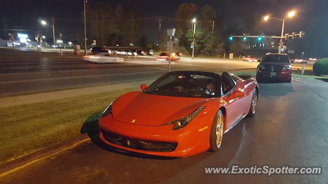 Ferrari 458 Italia spotted in Davenport, Iowa