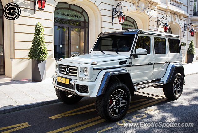 Mercedes 4x4 Squared spotted in Paris, France