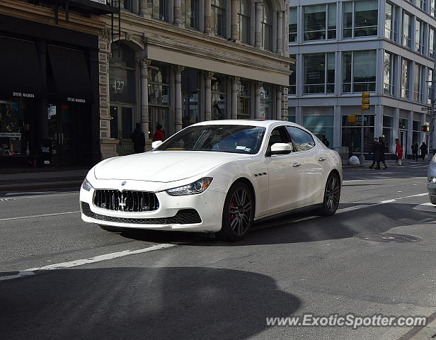 Maserati Ghibli spotted in Manhattan, New York