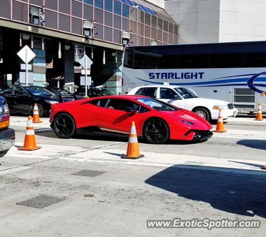 Lamborghini Huracan spotted in Jersey City, New Jersey