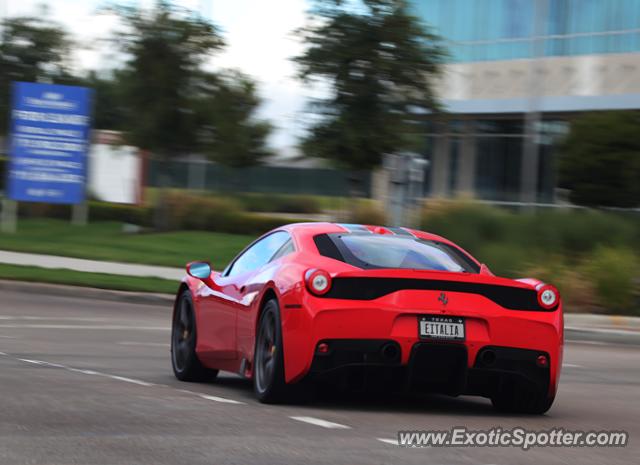 Ferrari 458 Italia spotted in Houston, Texas