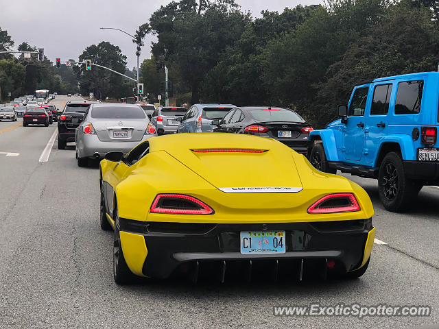Rimac Concept One spotted in Carmel, California