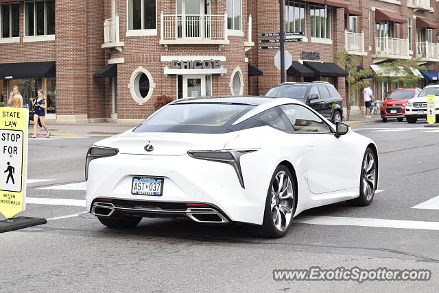 Lexus LC 500 spotted in Wayzata, Minnesota