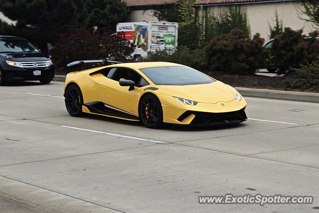 Lamborghini Huracan spotted in Monterey, California