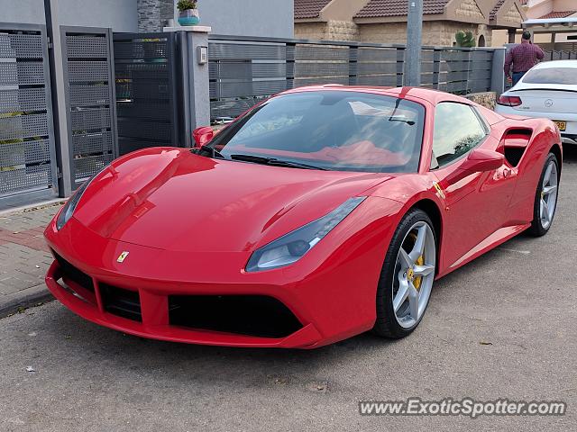 Ferrari 488 GTB spotted in Karmiel, Israel