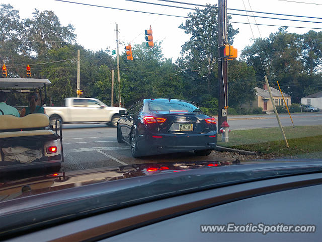Maserati Ghibli spotted in Beaufort, South Carolina