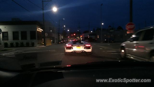 Lamborghini Aventador spotted in Woodmere, New York