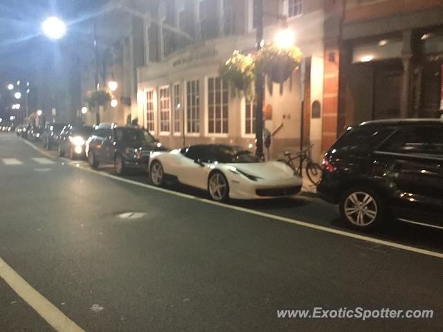 Ferrari 458 Italia spotted in Providence, Rhode Island