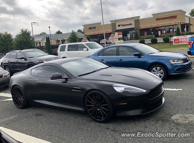 Aston Martin DB9 spotted in Concord, North Carolina