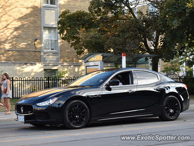 Maserati Ghibli spotted in Toronto, Canada