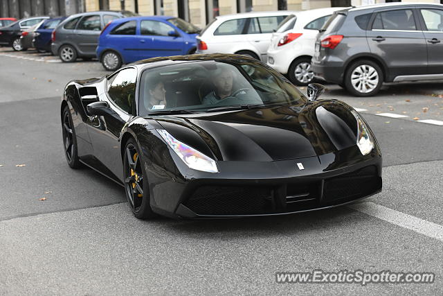 Ferrari 488 GTB spotted in Warsaw, Poland