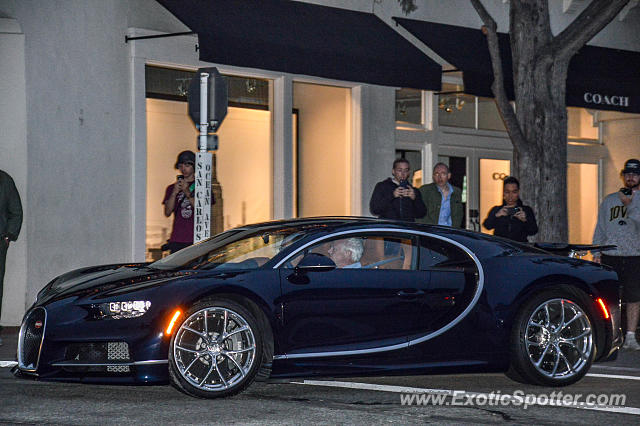 Bugatti Chiron spotted in Carmel, California