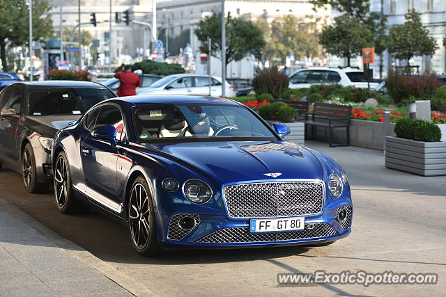 Bentley Continental spotted in Warsaw, Poland